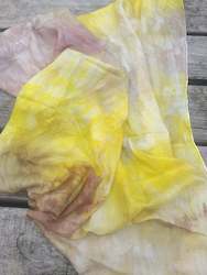 Yarn: Play Silk/Silk Scarf - Large Yellow