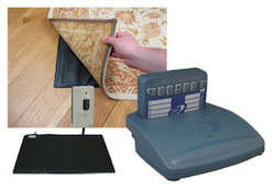 Hearing aid dispensing: Care Call Under Carpet Pad Alarm with Pager or Flashing/Sound Receiver