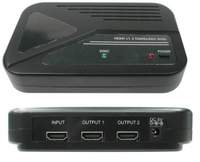 Computer peripherals: CYP HDMI 1 in 2 out Splitter HDMI 1.3, HDCP 1.1 and DVI 1.0 compliant