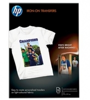 Computer peripherals: HP Iron-on Transfer 170gsm A4 Paper - 12 Sheets