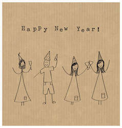 Stationery wholesaling: LCFXM06 - Happy New Year (6 pack)
