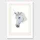 Unicorn art print by olivia bezett