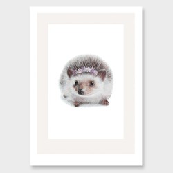 Products: Hedgehog art print by olivia bezett