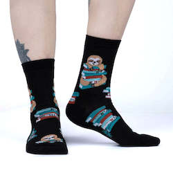 Wholesale trade: Study Hall Sloth - Women's Crew Socks - Sock It To Me