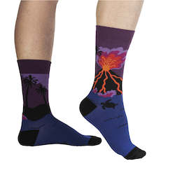 Wholesale trade: Volcanoes - Men's Crew Socks - Sock It To Me