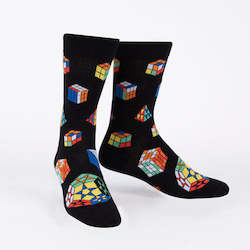 Wholesale trade: Puzzle Box - Men's Crew Socks - Sock It To Me