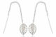 Acorn Cubic Zirconia Sterling Silver Earrings