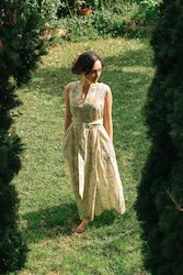 Clothing: Organic Cotton Maxi Dress in Summer Florals