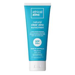 All: Ethical Zinc SPF50+ Natural Clear Zinc Sunscreen