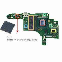 Electronic goods: For Nintendo Switch Console Motherboard Battery Charging IC Chip BQ24193 BUS
