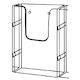 Wall mountable Single A5 Portrait Brochure Holder With Link