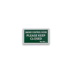Signs Accessories: Smoke Control Door - Please Keep Closed Sign