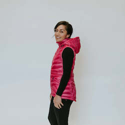 Moke Mary-Claire Vest in Electric Magenta