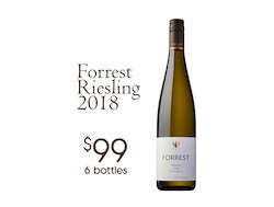 Friends Of Forrest Specials: 2018 Forrest Riesling - 6 Bottles