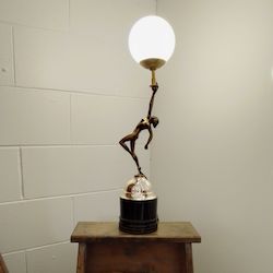 Home Decor: French Art Déco Table Lamp