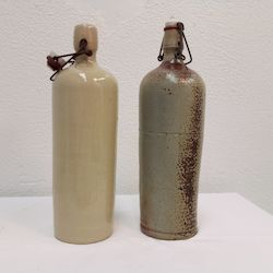 Home Decor: Vintage Stoneware Bottles