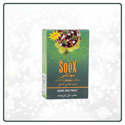 Event, recreational or promotional, management: SOEX Herbal - Grape Paan Twist Shisha Flavour