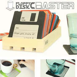 Floppy Disk Coasters - set of 6
