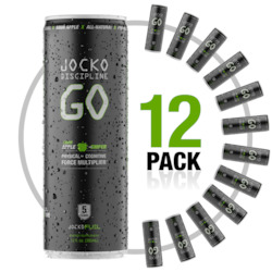JOCKO GO DRINK - SOUR APPLE SNIPER - 12 Pack