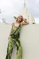 Clothing: Paris Camisole ~ Green Velvet