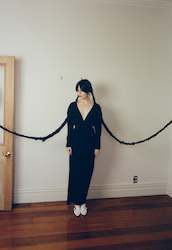 Clothing: Magenta Robe ~ Black