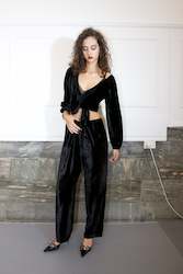 Clothing: Polly Jean Pants ~ Black Velvet