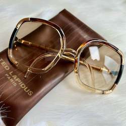 Sunglasses Frames: Ted Lapidus Paris, vintage sunglasses c1970s