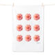 Tea Towel - Pink Dahlias