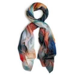Personal accessories: FLOWER MARKETS oversized wool scarf