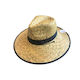 Flax Fishing Hat with black band-56mm