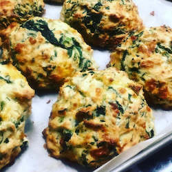 Cheese Feta Spinach Scones (pack of 2)