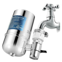 Internet only: 8-Stage Tap Water Purifier and Faucet Filter - Removes Harmful Substances and Improves Water Quality