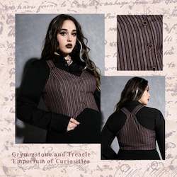 Clothing: Striped T-Back Waistcoat