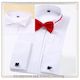 Wing-tip Formal Shirt in White, Red, and Black