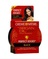 Creme of Nature Argan Oil Perfect Edges Black 2.25 oz