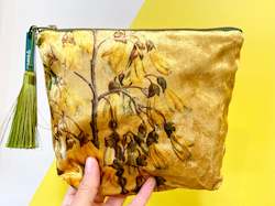 Gift: Kowhai Velvet Cosmetic Bag