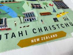 Gift: Ōtautahi Christchurch Teatowel