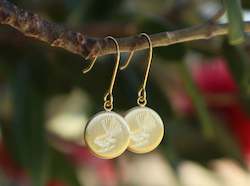 Gift: Little Taonga earrings - Fantail Circle drops