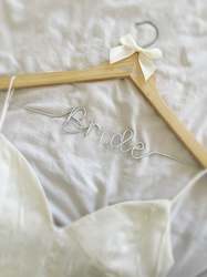 Bride|Groom|bridal party Hangers