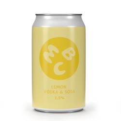 Breweries: Vodka Lemon & Soda 2.5%