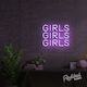 "It's a fact." Girls Girls Girls Neon Sign