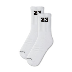 Jordan 23 Socks - Mocha White