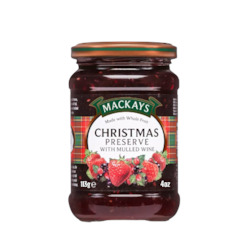 Scottish Gifts: MacKays Christmas Preserve with Mulled Wine
