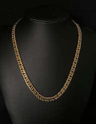 Jewellery: 10mm Curb chain - gold