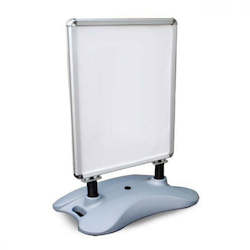 Product display assembly: Footpath Sign Holder A1