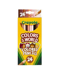 Children: Crayola Colors of the World Colored Pencils 24 Pack 24 Pack