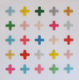 Crosses, series iii - 22.5" x 22.5" - Jane Denton