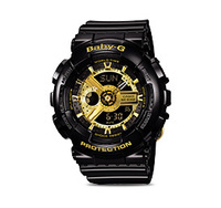 Casio baby-g black and gold Ba110-1a