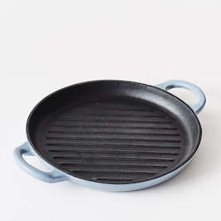 KitCo Cast Iron Grill Pan 25.5cm - Earl Grey