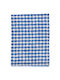 Linen Tea Towel, Blue/ White Gingham